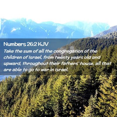 Numbers 26:2 KJV Free Bible Images