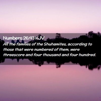 Numbers 26:43 KJV Free Bible Images