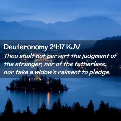 Deuteronomy 24:17 KJV Free Bible Images