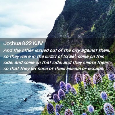 Joshua 8:22 KJV Free Bible Images