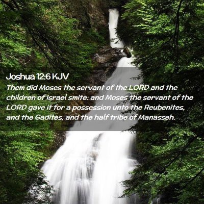 Joshua 12:6 KJV Free Bible Images