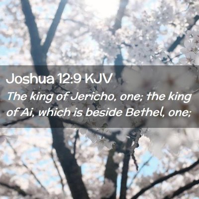 Joshua 12:9 KJV Free Bible Images