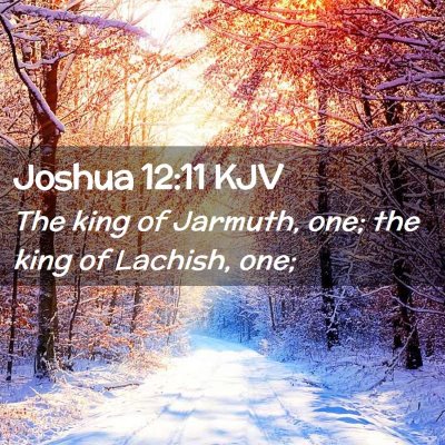 Joshua 12:11 KJV Free Bible Images