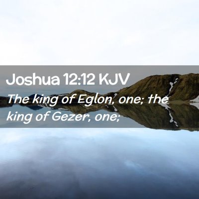 Joshua 12:12 KJV Free Bible Images