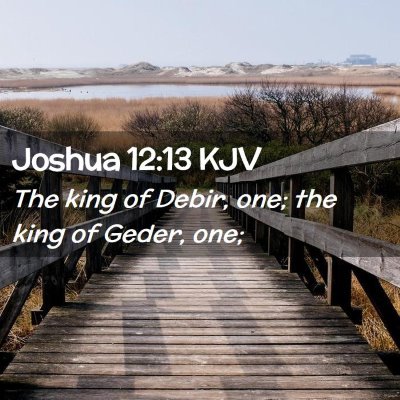 Joshua 12:13 KJV Free Bible Images