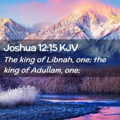 Joshua 12:15 KJV Free Bible Images