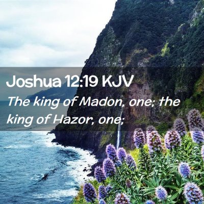 Joshua 12:19 KJV Free Bible Images