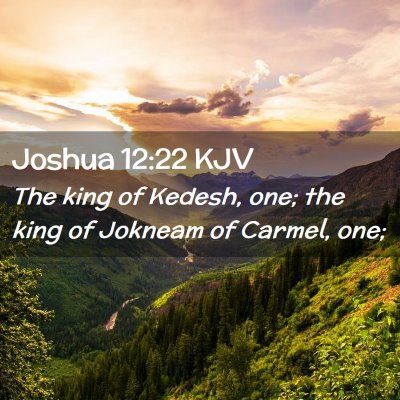 Joshua 12:22 KJV Free Bible Images