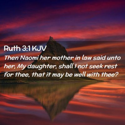 Ruth 3:1 KJV Free Bible Images