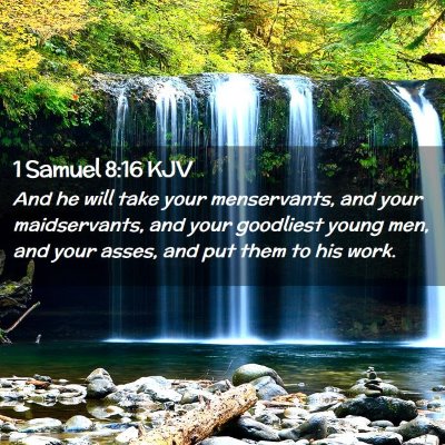 1 Samuel 8:16 KJV Free Bible Images