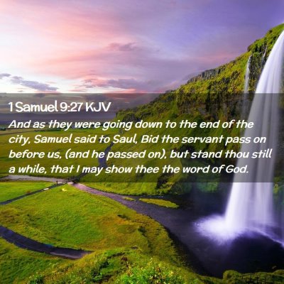 1 Samuel 9:27 KJV Free Bible Images