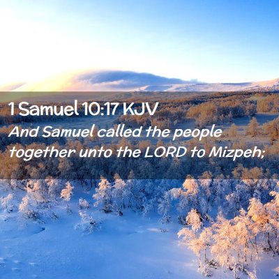 1 Samuel 10:17 KJV Free Bible Images