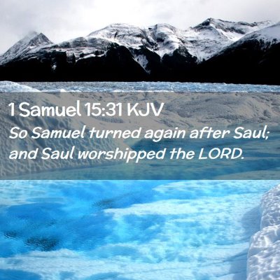 1 Samuel 15:31 KJV Free Bible Images