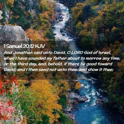 1 Samuel 20:12 KJV Free Bible Images