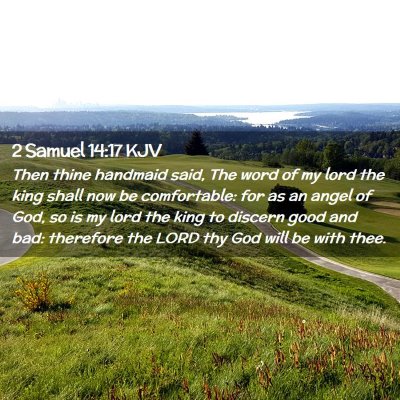 2 Samuel 14:17 KJV Free Bible Images