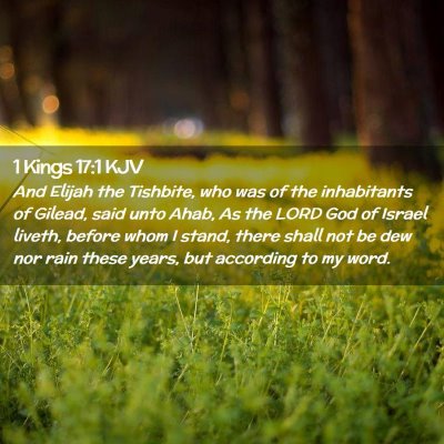 1 Kings 17:1 KJV Free Bible Images