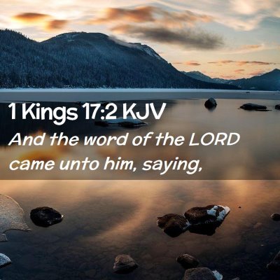 1 Kings 17:2 KJV Free Bible Images