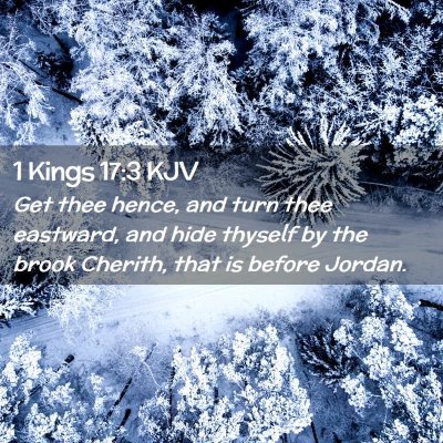 1 Kings 17:3 KJV Free Bible Images