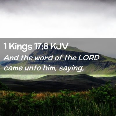 1 Kings 17:8 KJV Free Bible Images