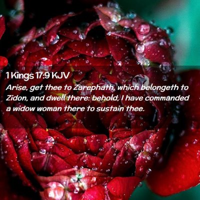 1 Kings 17:9 KJV Free Bible Images