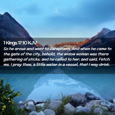 1 Kings 17:10 KJV Free Bible Images