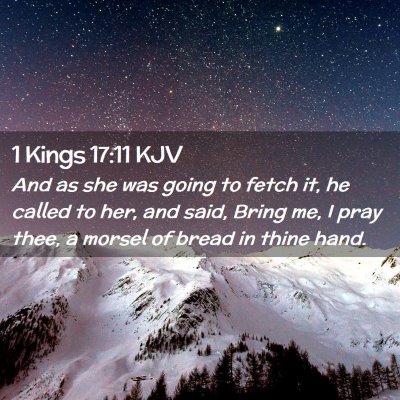 1 Kings 17:11 KJV Free Bible Images
