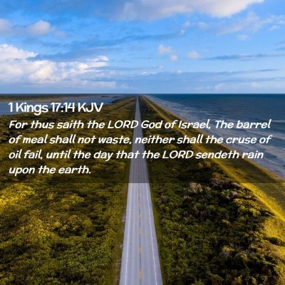 1 Kings 17:14 KJV Free Bible Images