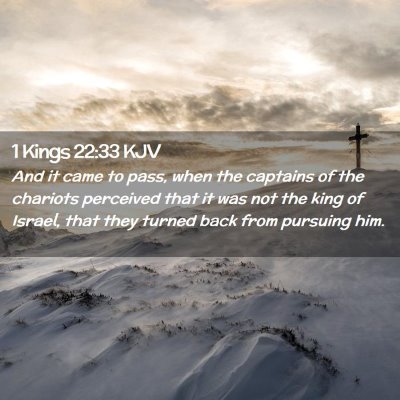 1 Kings 22:33 KJV Free Bible Images