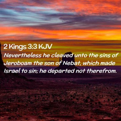 2 Kings 3:3 KJV Free Bible Images
