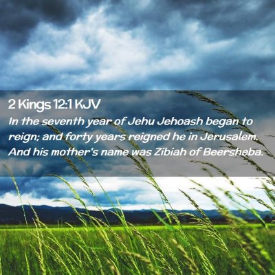 2 Kings 12:1 KJV Free Bible Images