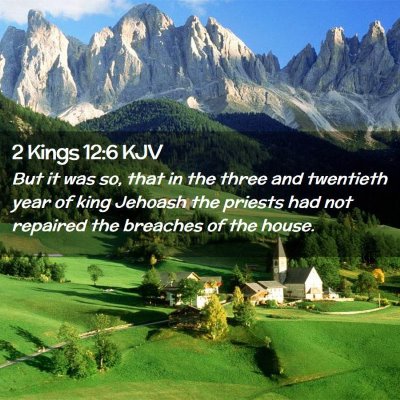 2 Kings 12:6 KJV Free Bible Images