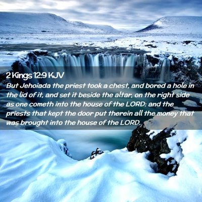 2 Kings 12:9 KJV Free Bible Images