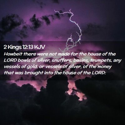 2 Kings 12:13 KJV Free Bible Images