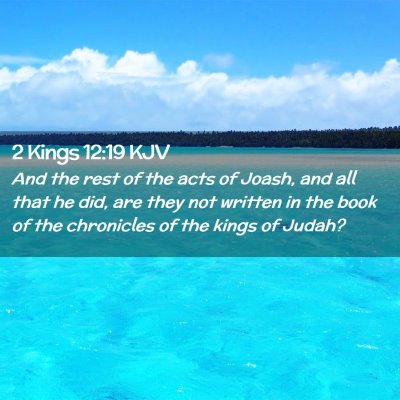 2 Kings 12:19 KJV Free Bible Images