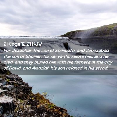 2 Kings 12:21 KJV Free Bible Images