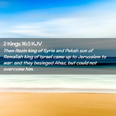 2 Kings 16:5 KJV Free Bible Images