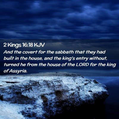 2 Kings 16:18 KJV Free Bible Images