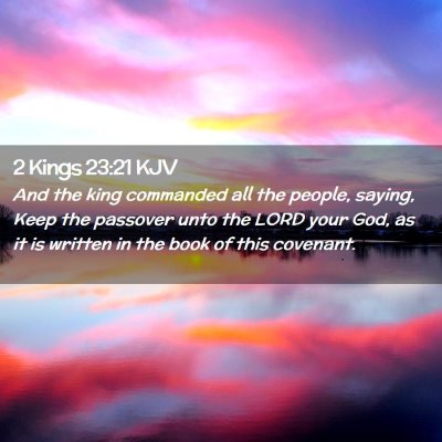 2 Kings 23:21 KJV Free Bible Images