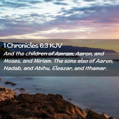 1 Chronicles 6:3 KJV Free Bible Images