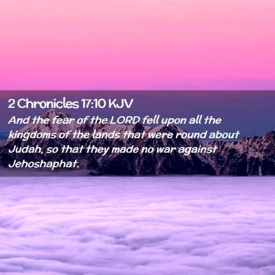 2 Chronicles 17:10 KJV Free Bible Images