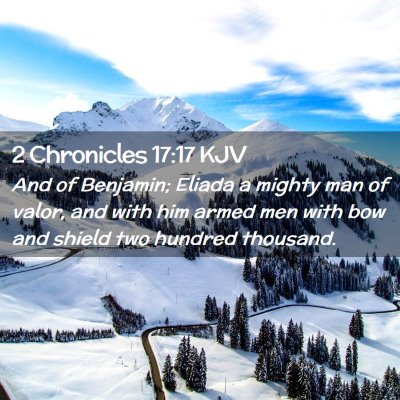 2 Chronicles 17:17 KJV Free Bible Images