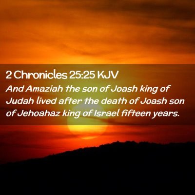 2 Chronicles 25:25 KJV Free Bible Images