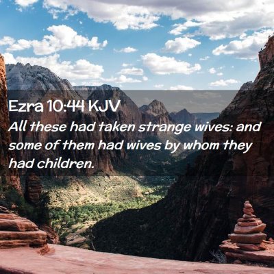 Ezra 10:44 KJV Free Bible Images