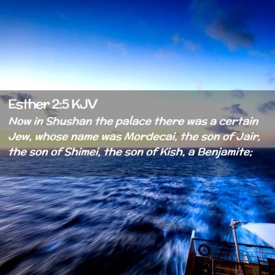 Esther 2:5 KJV Free Bible Images
