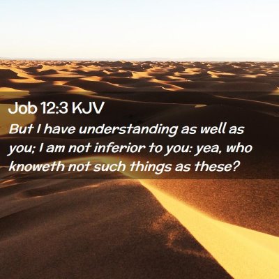 Job 12:3 KJV Free Bible Images
