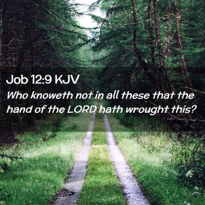 Job 12:9 KJV Free Bible Images