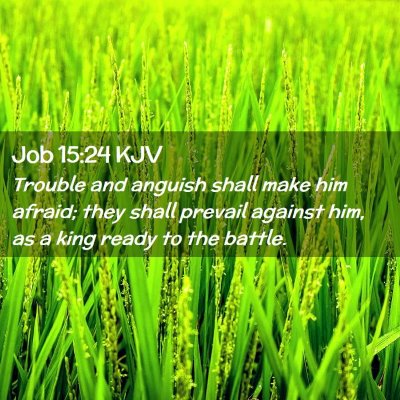 Job 15:24 KJV Free Bible Images