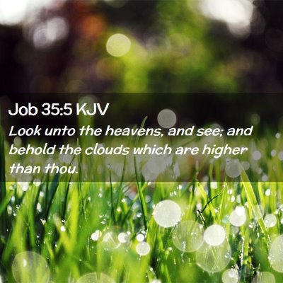 Job 35:5 KJV Free Bible Images