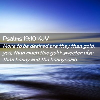 Psalms 19:10 KJV Free Bible Images