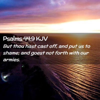 Psalms 44:9 KJV Free Bible Images